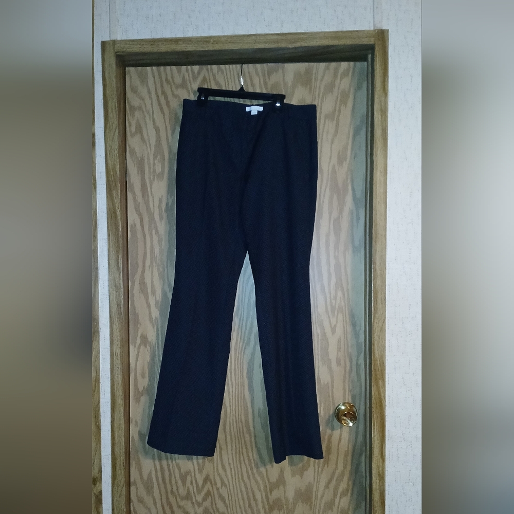 New York & Company Elegant Black Flare Pants